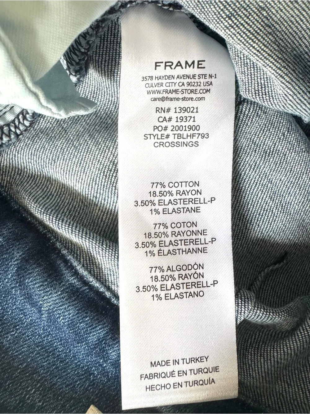 🆕 FRAME Le High Flare Triplebinding Jeans